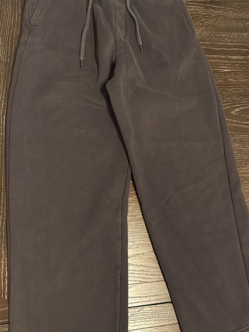Hollister Men's Charcoal Drawstring Joggers